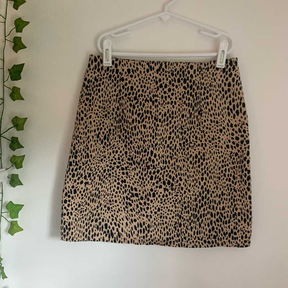 Brandy Melville Phoebe Cheetah Skirt